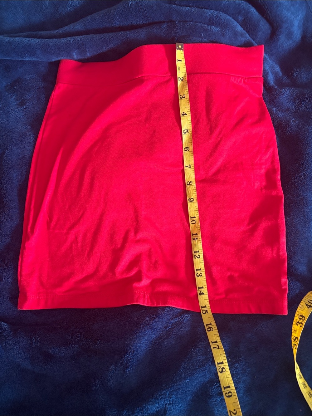 Forever 21 Bright Red Knit Mini Skirt